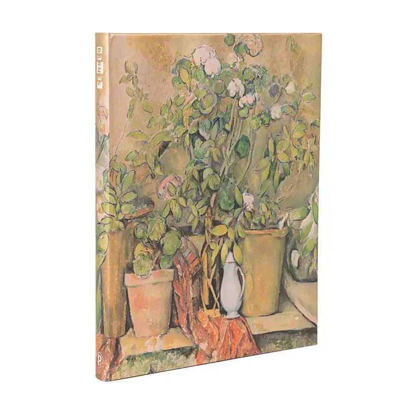 Carnet Pots en Terre Cuite et Fleurs de Cézanne