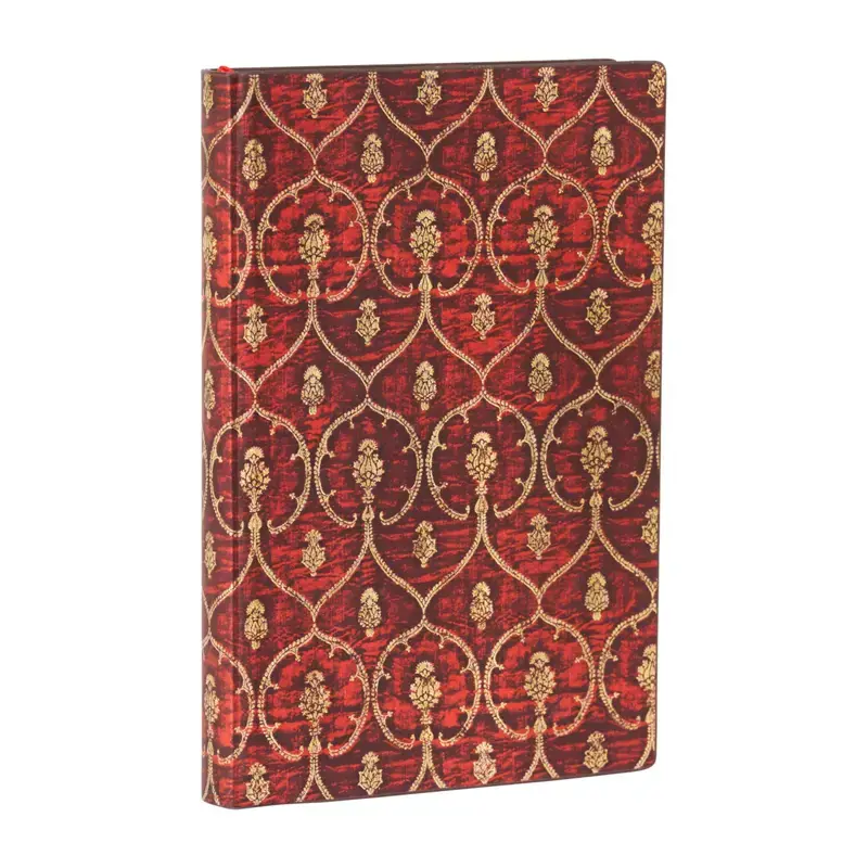 Carnet Velours Rouge