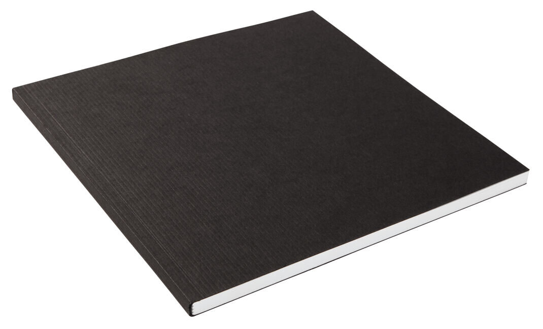 Softbook schwarz, Zeichenpapier, 64 Seiten