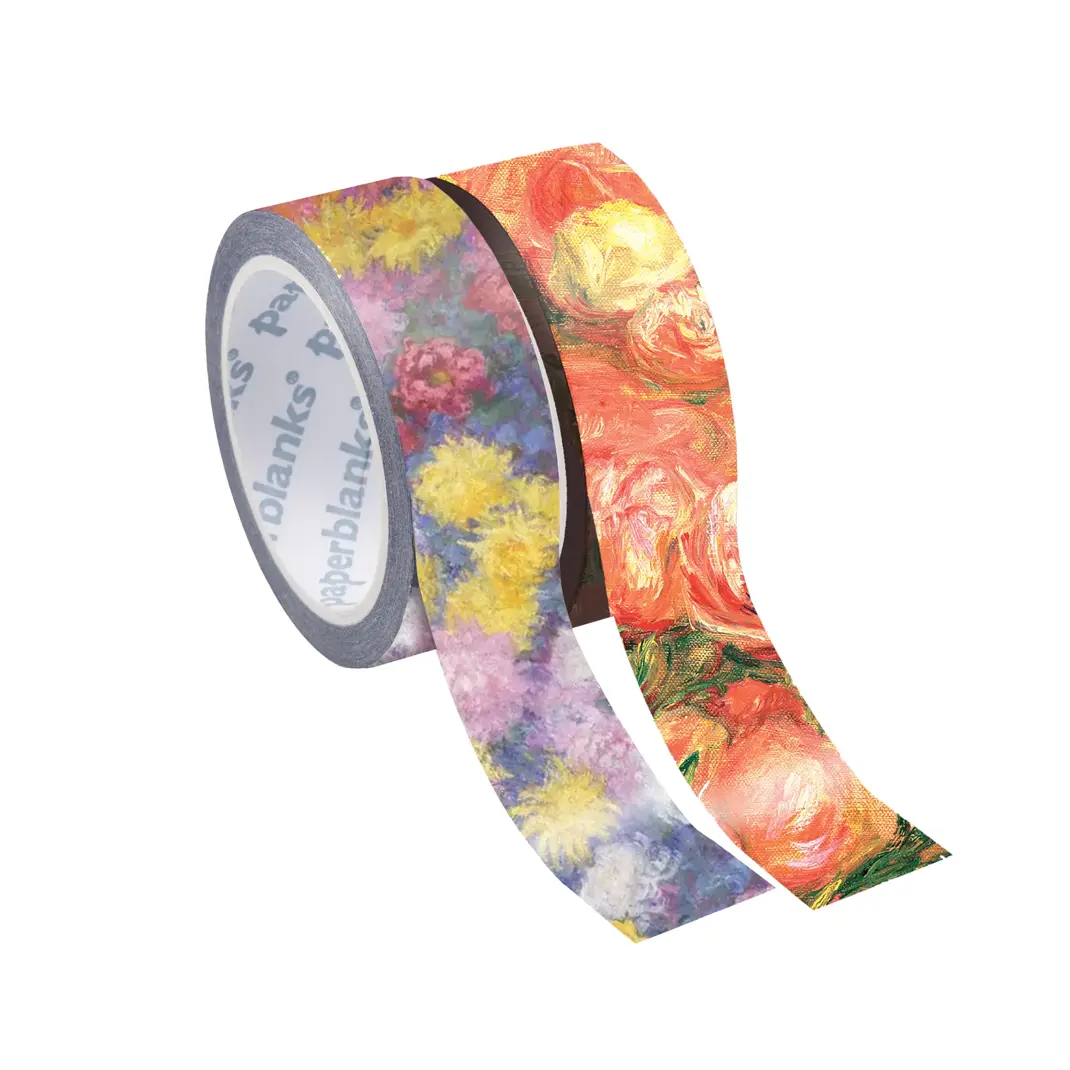 Washi Tape Monets Chrysanthemen/Renoir, Brief an Morisot (1892)